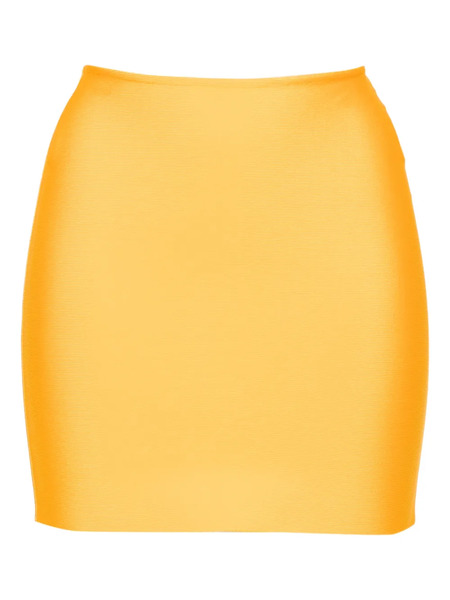  Herve L. Leroux Bandage Mini Skirt - Yellow 
