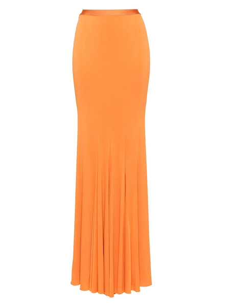  Herve L. Leroux Fishtail Skirt - Orange 
