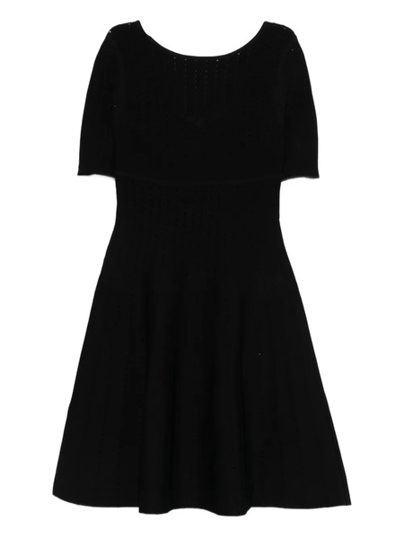  Hervé Léger Short Sleeve Dress - Black 