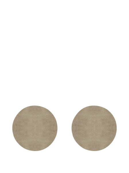  Hestialiving Prestige Woven Tablemat (set Of Two) - Neutrals 
