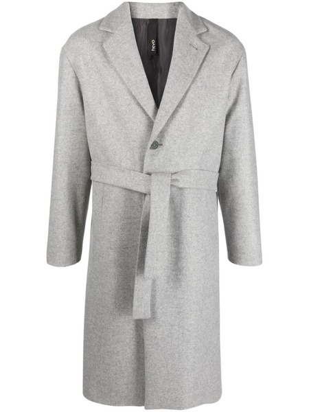  Hevo Cisternino Belted Single-breasted Coat - Grey 