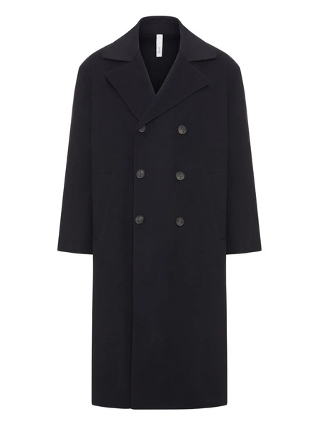  Hevo Double-breasted Wool Coat - Black 