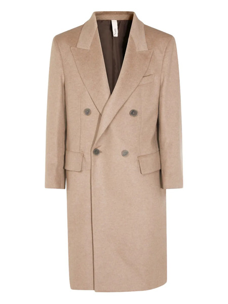  Hevo Double-breasted Wool Coat - Neutrals 