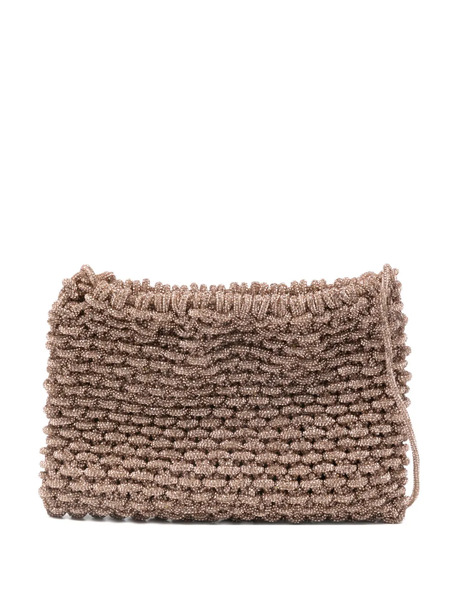  Hibourama Medium Penelope Crystal-embellishment Clutch Bag - Pink 