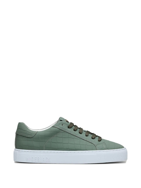  Hide&jack Essence Croc-embossed Sneakers - Green 