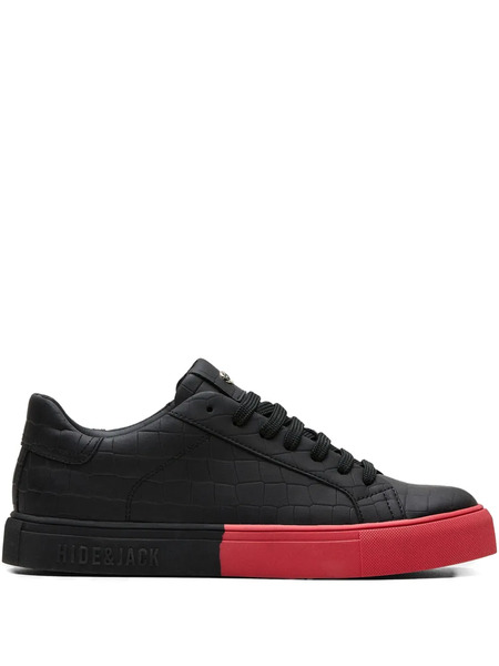  Hide&jack Logo-motif Sneakers - Black 