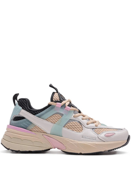  Hide&jack Mesh-panelled Chunky Sneakers - White 