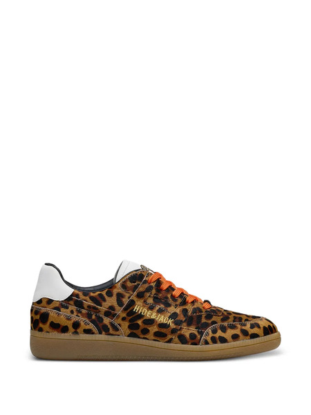  Hide&jack Shaggy Animal-print Sneakers - Brown 