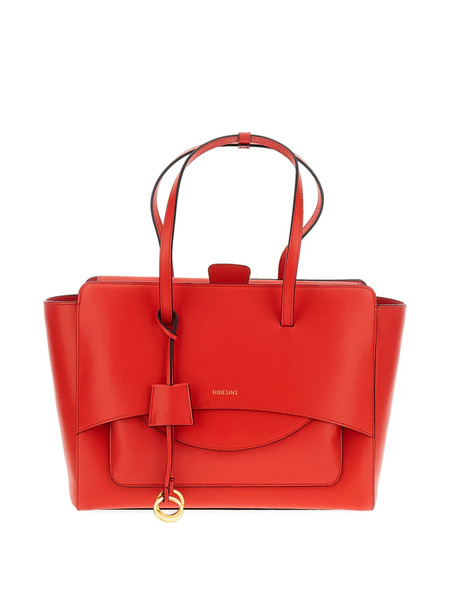  Hidesins Large Flap Tote Bag - Red 