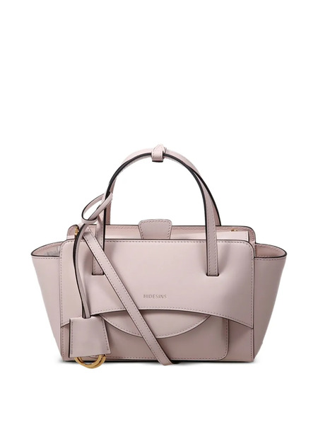  Hidesins Top-handle Leather Tote Bag - Pink 