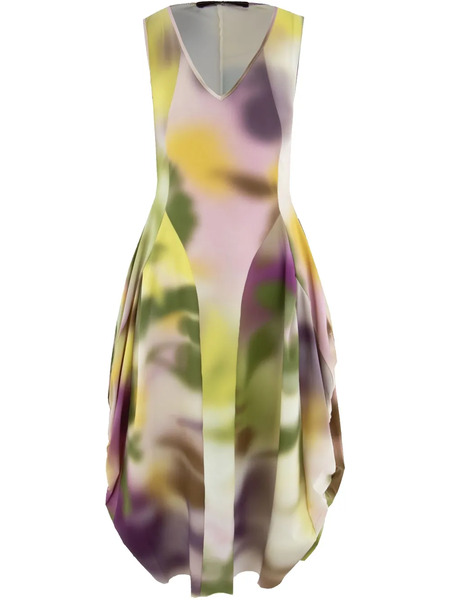 High At-length Dress - Neutrals 