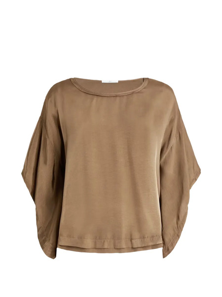  High Majestic Short Sleeve Top - Brown 