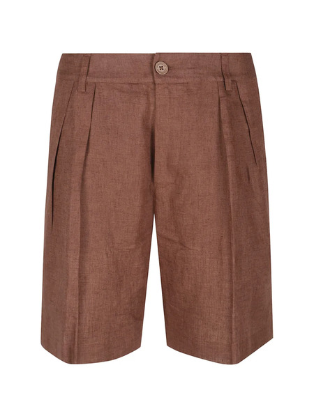  Hinnominate Pleated Shorts - Brown 
