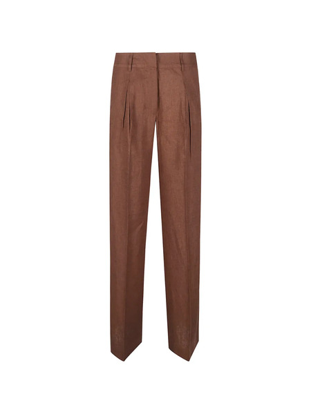  Hinnominate Pleated Trousers - Brown 