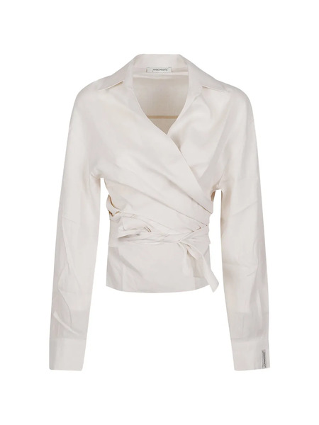  Hinnominate Wrap Shirt - Neutrals 