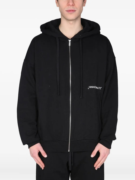 Hinnominate Zip Hooded Sweatshirt - Black 