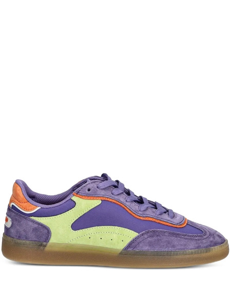  Hoff Lace-up Panelled Suede Sneakers - Purple 