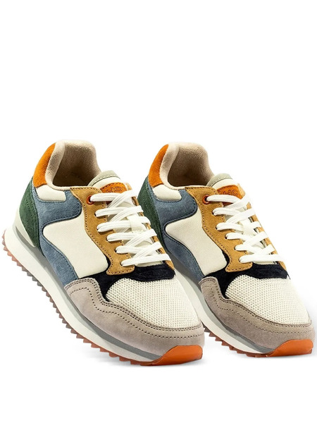  Hoff Multi-panelled Lace-up Sneakers - Neutrals 
