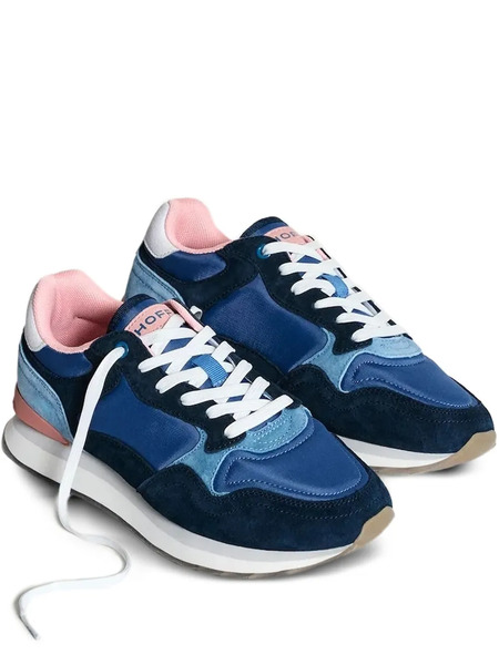  Hoff Panelled Suede Sneakers - Blue 