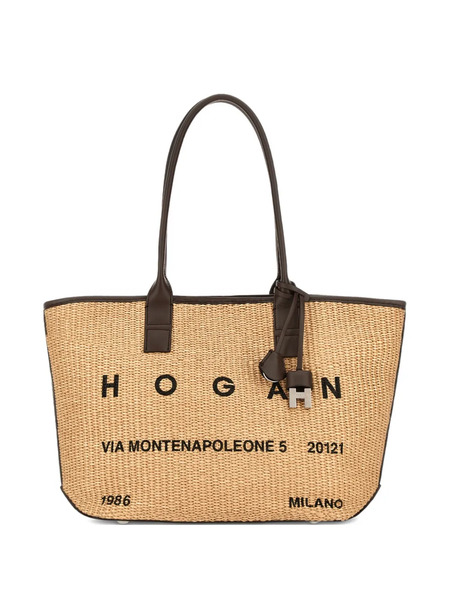  Hogan Address Tote Bag - Neutrals 