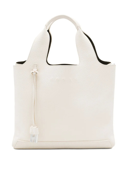  Hogan Double Top-handle Leather Tote Bag - Neutrals 