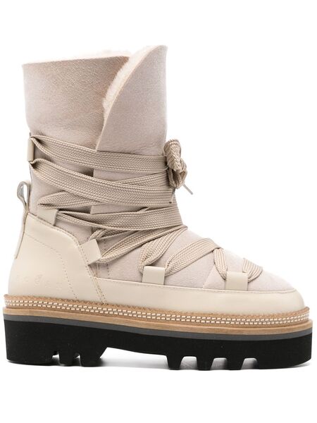  Hogan H675 Boots - Neutrals 