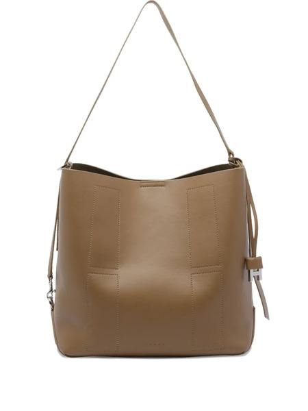  Hogan Hocket Leather Shoulder Bag - Brown 