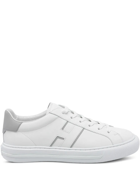  Hogan Lateral Logo Round Toe Trainers - White 