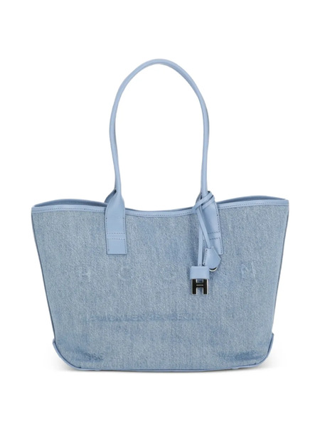  Hogan Medium Address Tote Bag - Blue 