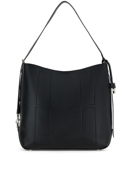  Hogan Medium Leather Shoulder Bag - Black 
