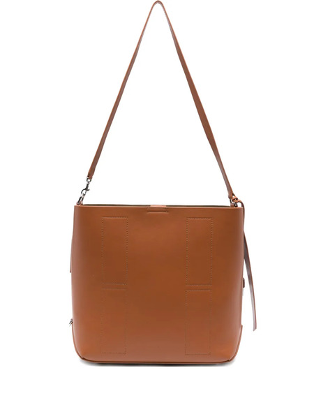  Hogan Medium Leather Shoulder Bag - S003 Brown 