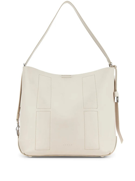  Hogan Medium Leather Shoulder Bag - White 