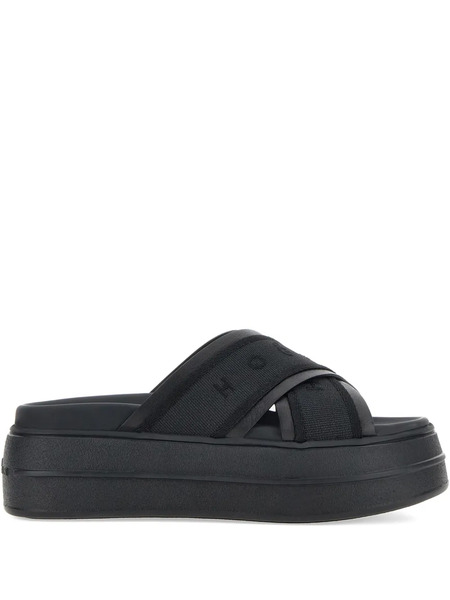  Hogan 60mm Skyscraper Slides - Black 