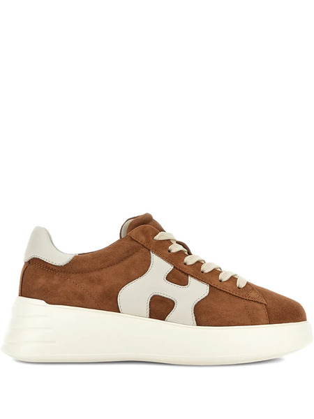  Hogan Rebel Platform Sneakers - Brown 
