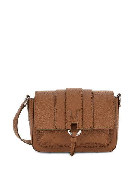  Hogan Ring-detail Shoulder Bag - Brown 