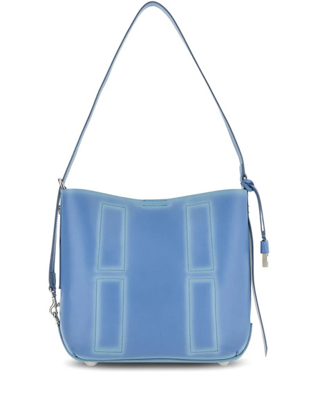  Hogan Small Leather Shoulder Bag - Blue 
