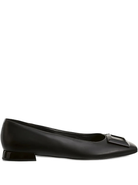  Hogl Coco Buckle-embellished Flat Pumps - Black 