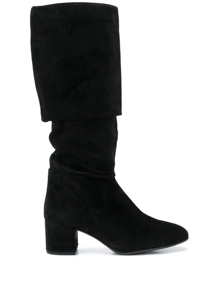  Hogl Folded Mid-calf Boots - Black 
