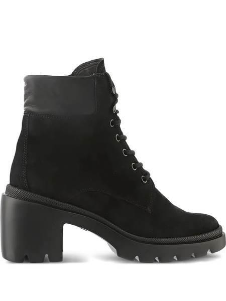  Hogl Gia Chunky-heel Lace-up Ankle Boots - Black 