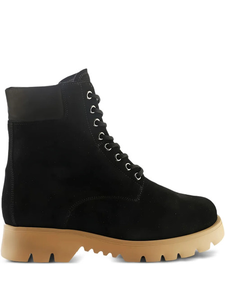  Hogl Harvest Lace-up Chunky-sole Combat Boots - Black 