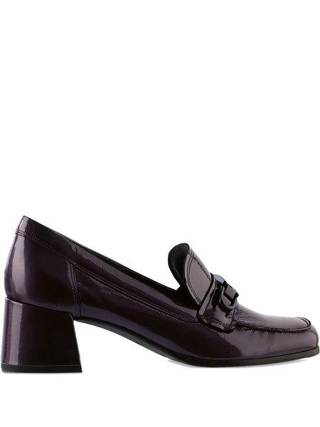  Hogl Helen Block-heel Patent Loafers - Black 