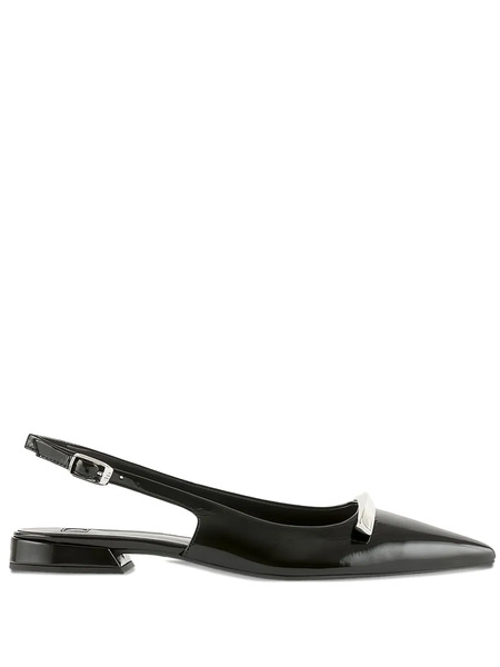  Hogl Jeanne Pointed-toe Slingback Pumps - Black 