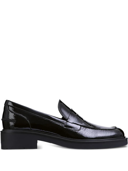  Hogl Lauren Leather Loafers - Black 