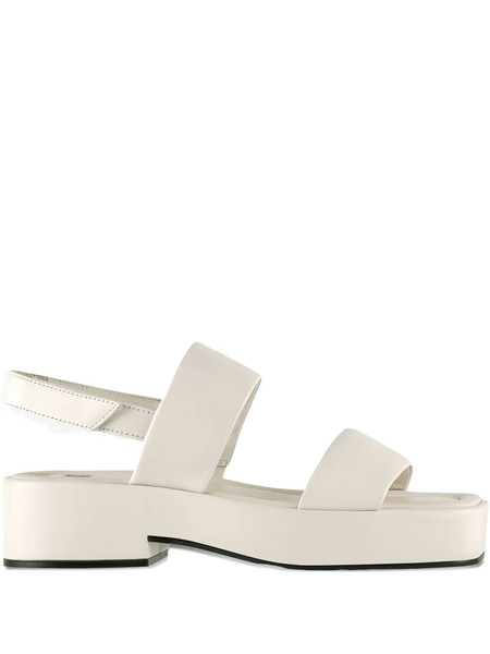  Hogl Lola Block-heel Slingback Sandals - White 