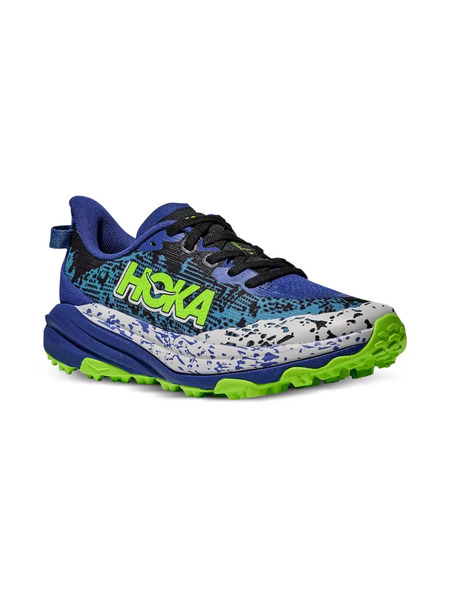  Hoka Kids Logo-print Sneakers - Blue 