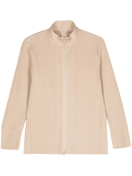  Homme Plissé Issey Miyake Cargo Plissé-effect Jacket - Neutrals 