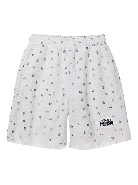  Honor The Gift Beaded Shorts - White 