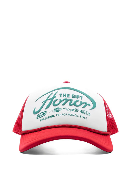  Honor The Gift Logo-embossed Cap - Red 