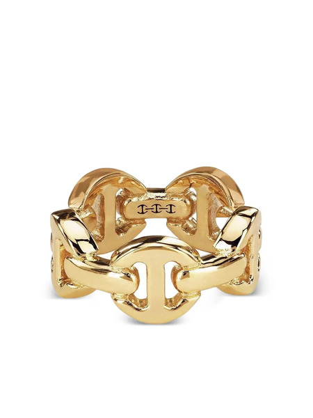  Hoorsenbuhs 18k Yellow Gold Classic Tri-link Ring 