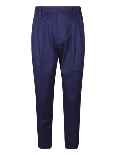  Hosio Double Pleated Trousers - Blue 